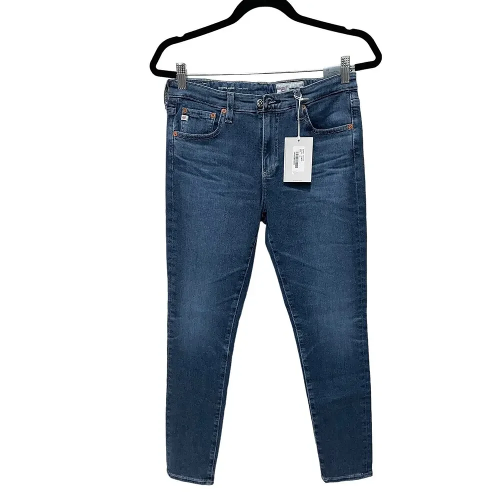 AG Adriano Legging Ankle AG-ED SUPER‎ SKINNY ANKLE CLOUD SOFT DENIM Size 29